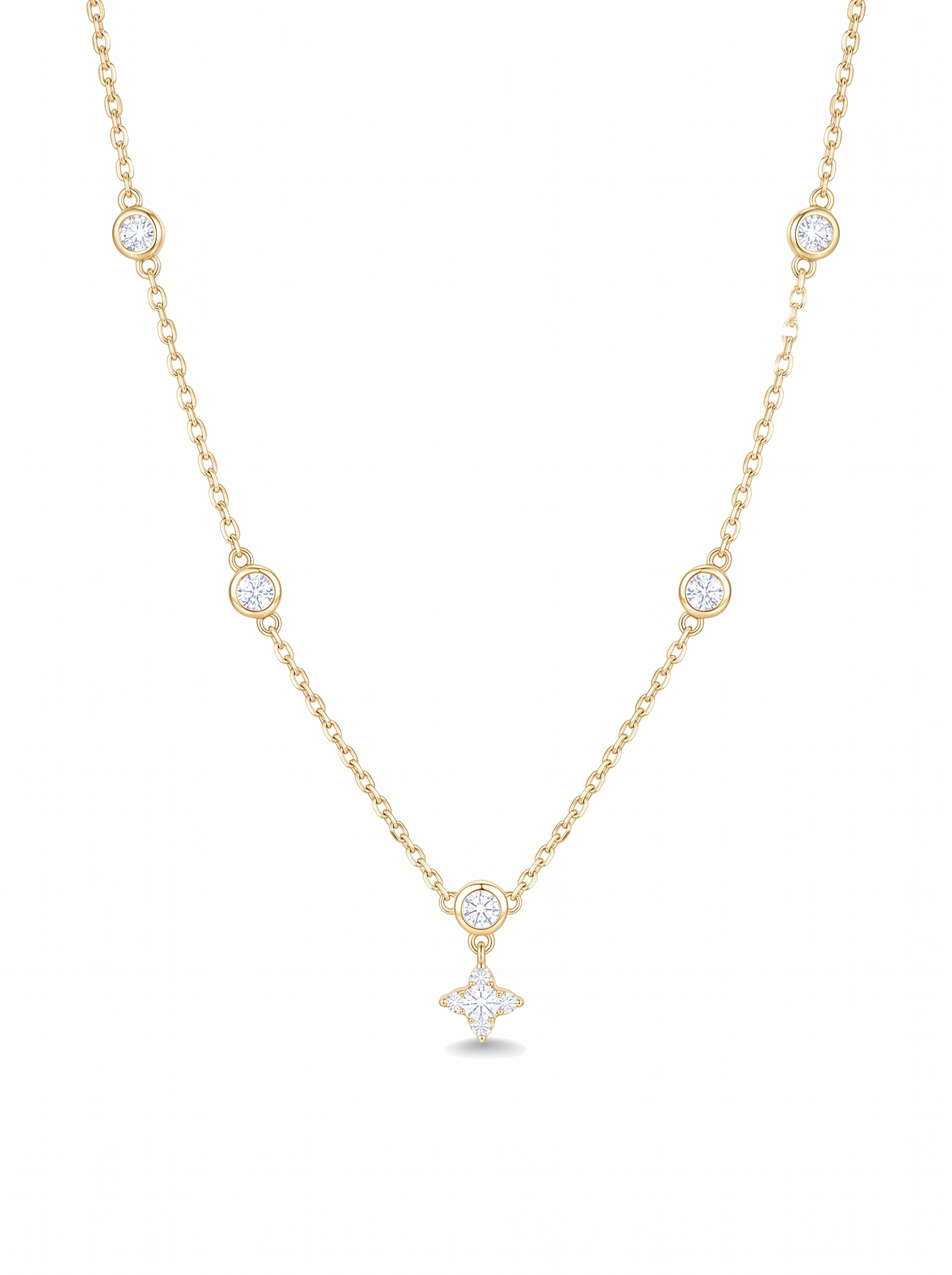 Wishing Star Necklace Gold