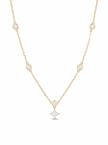 Wishing Star Necklace Gold