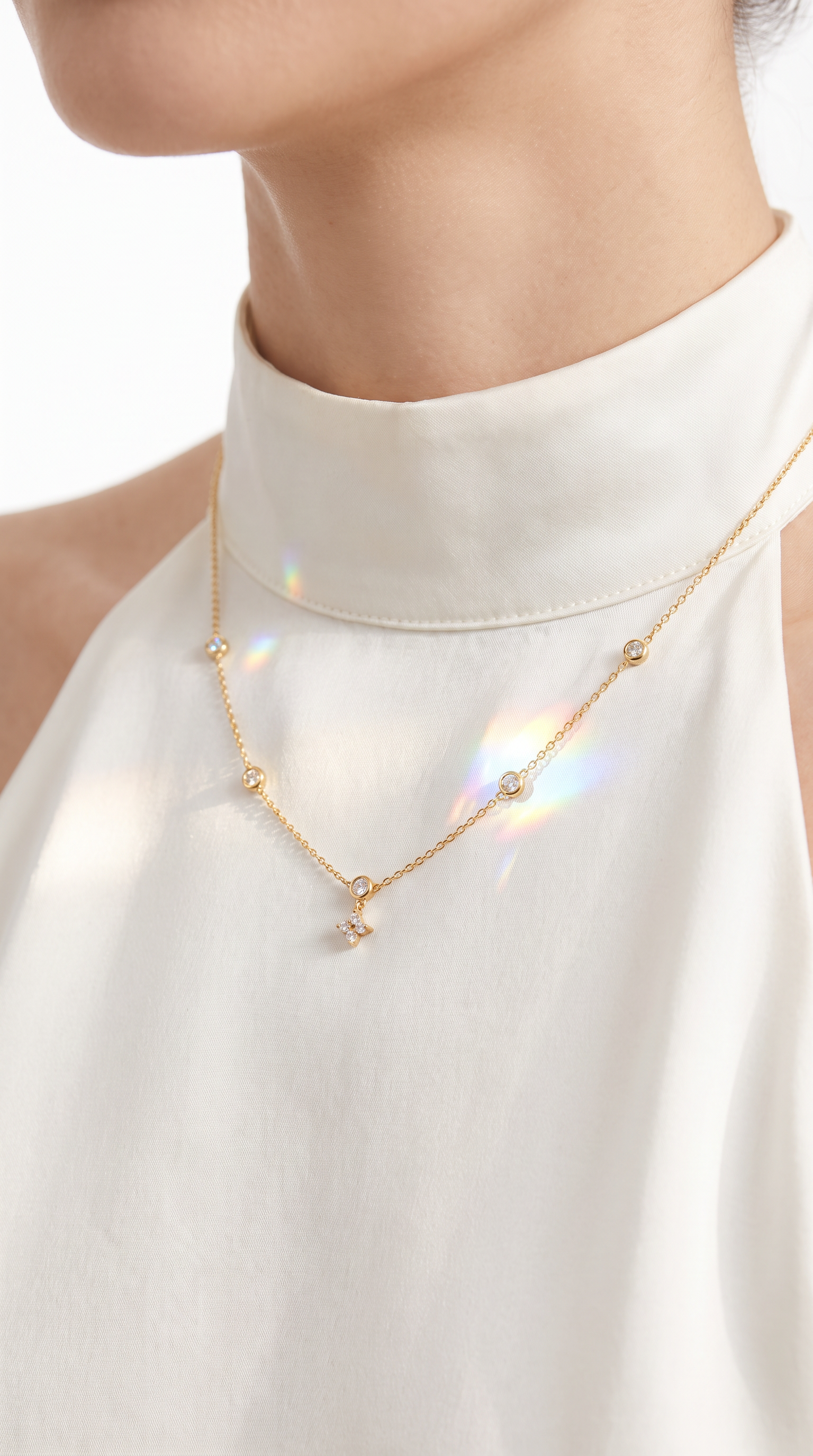 Wishing Star Necklace Gold